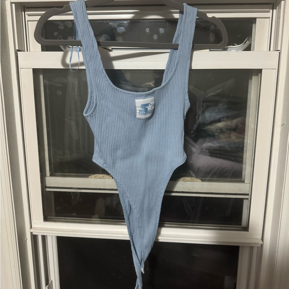 Baby Blue Starter high cut one piece